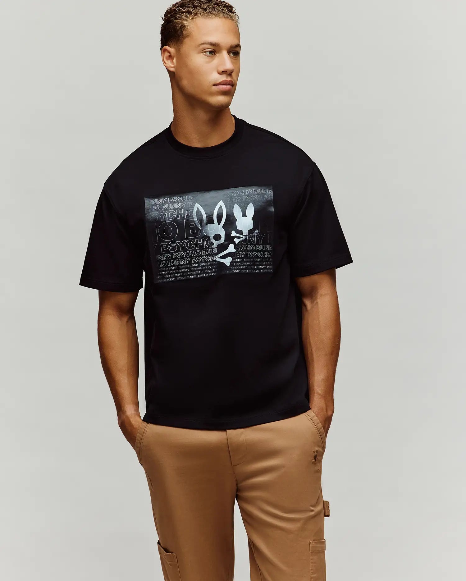 MENS JARVIS OVERSIZED FIT GRAPHIC TEE - MT0200332 - Image 2