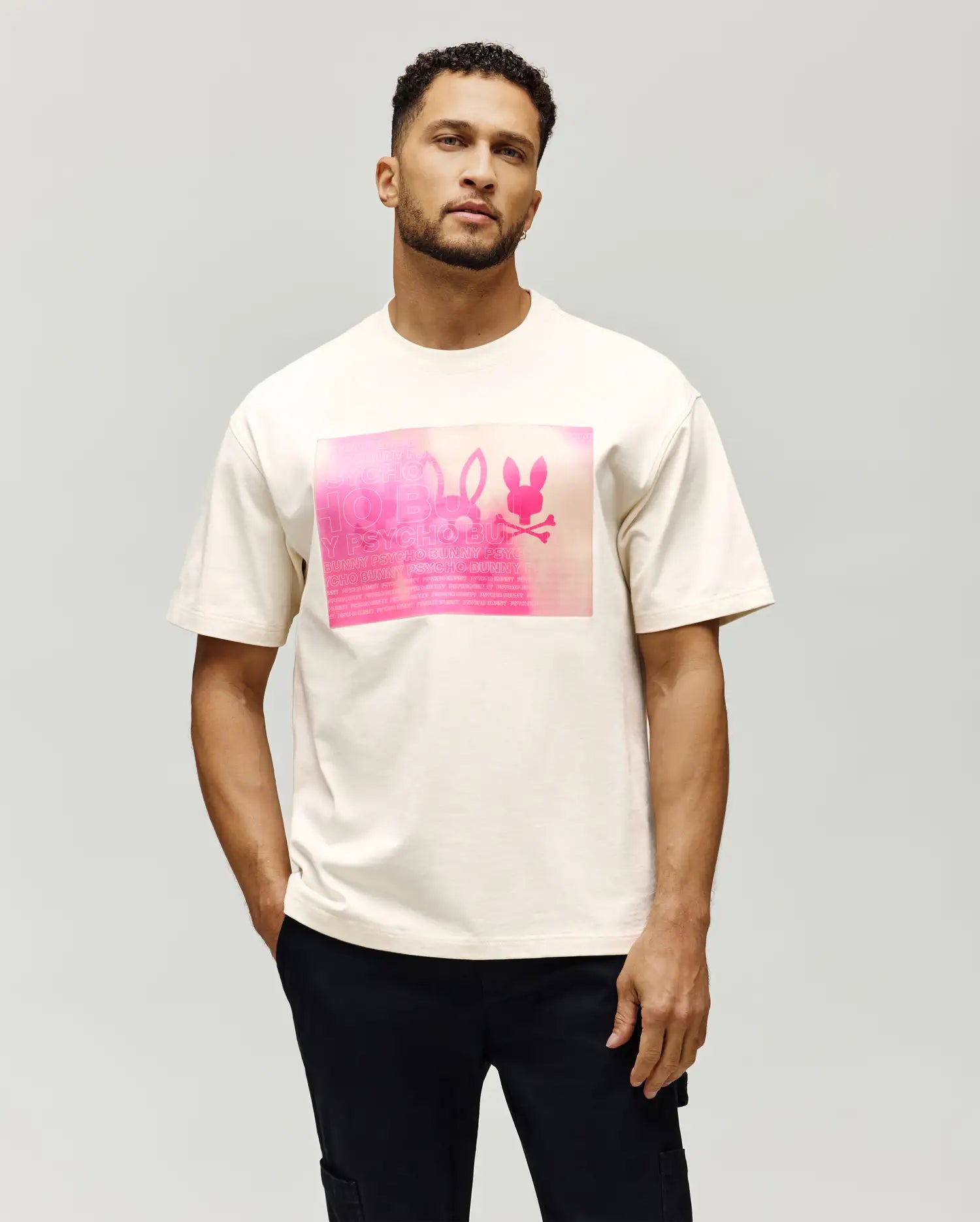 MENS JARVIS OVERSIZED FIT GRAPHIC TEE - MT0200332 - Image 2