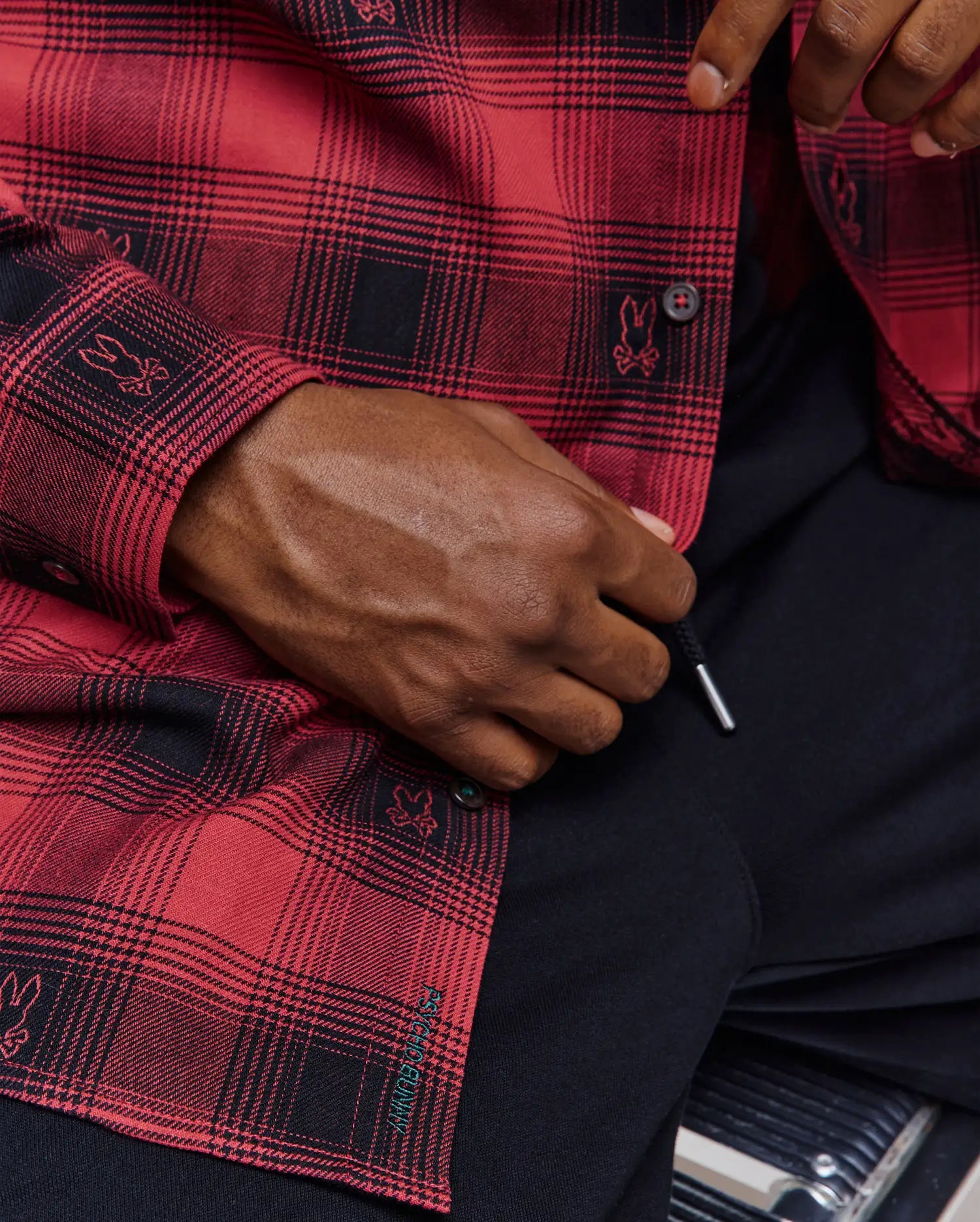 MENS KURT PLAID FLANNEL SHIRT - MT0300027 - Image 3