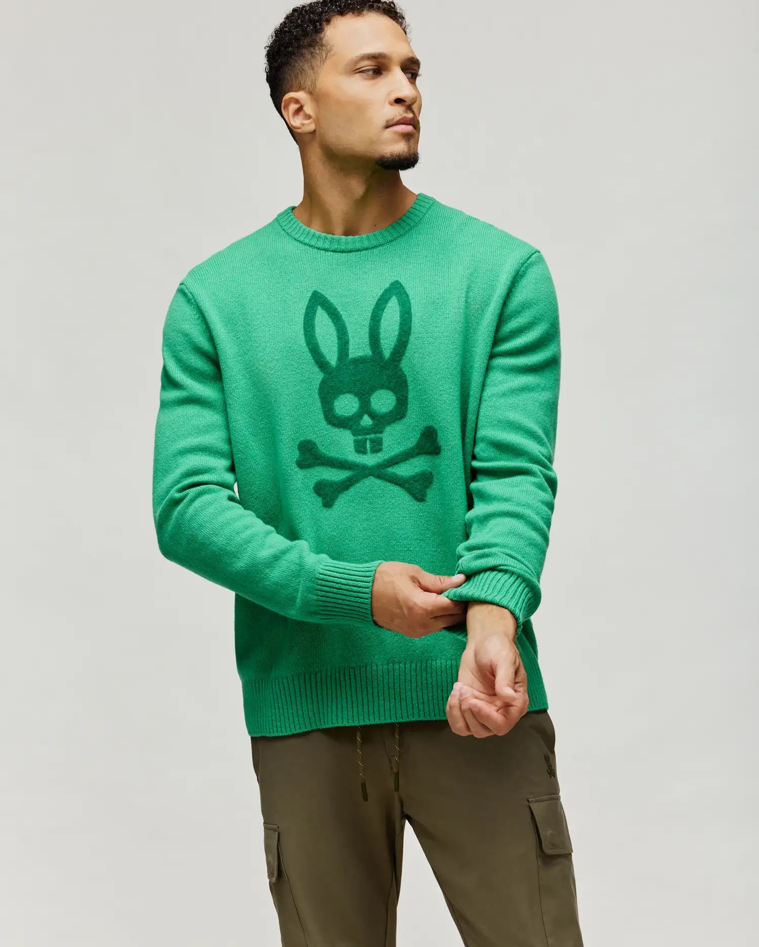 MENS SAXON COZY YARN CREW - MT0400074 - Image 3