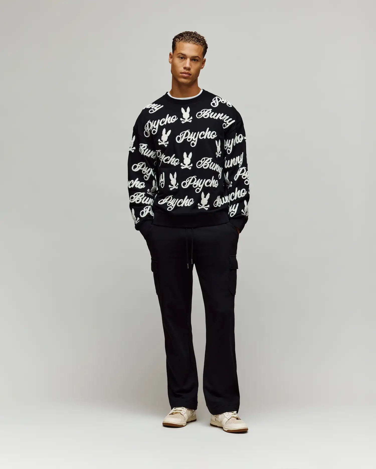 MENS SKYLAR ALL OVER FUZZY CREW - MT0500104 - Image 4