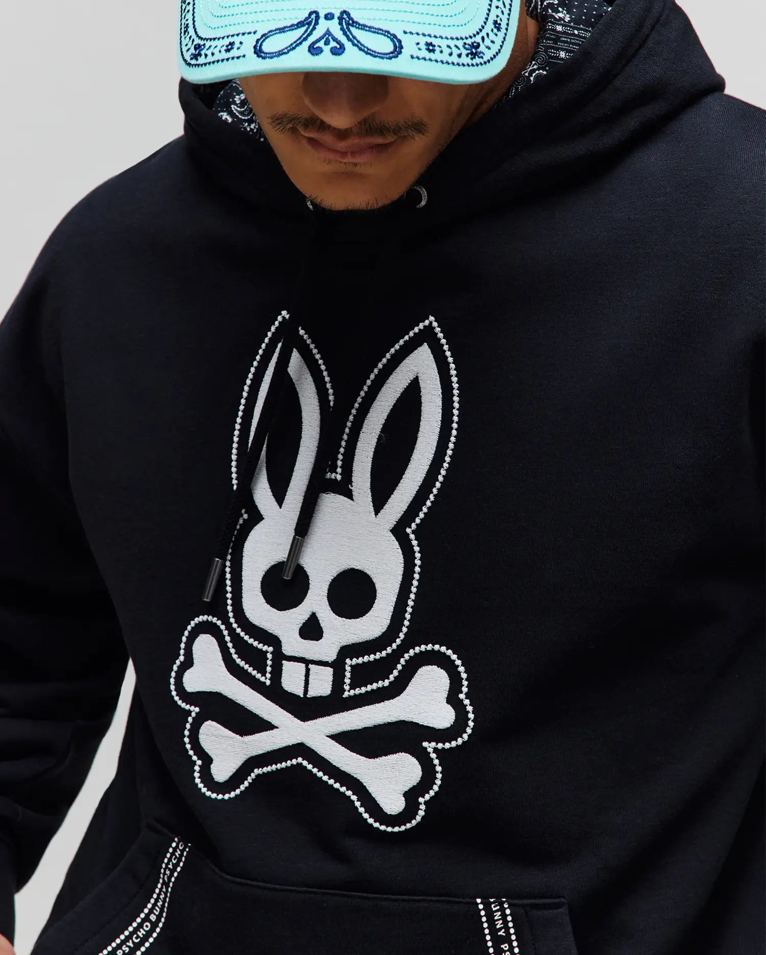 MENS LUKE PAISLEY OVERSIZED HOODIE - MT0500125 - Image 2