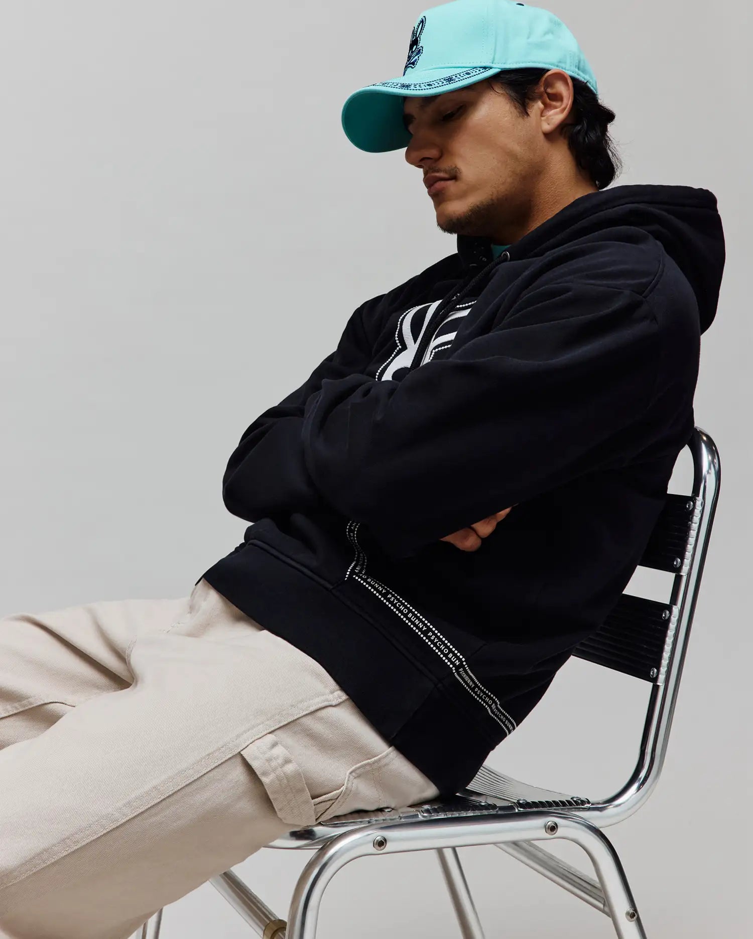 MENS LUKE PAISLEY OVERSIZED HOODIE - MT0500125 - Image 4