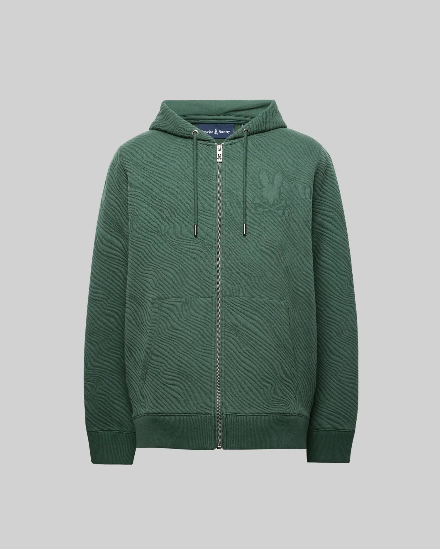 MENS KENDRICK DOUBLE KNIT JACQUARD ZIP TEXTURED HOODIE - MT0500149 - Image 5