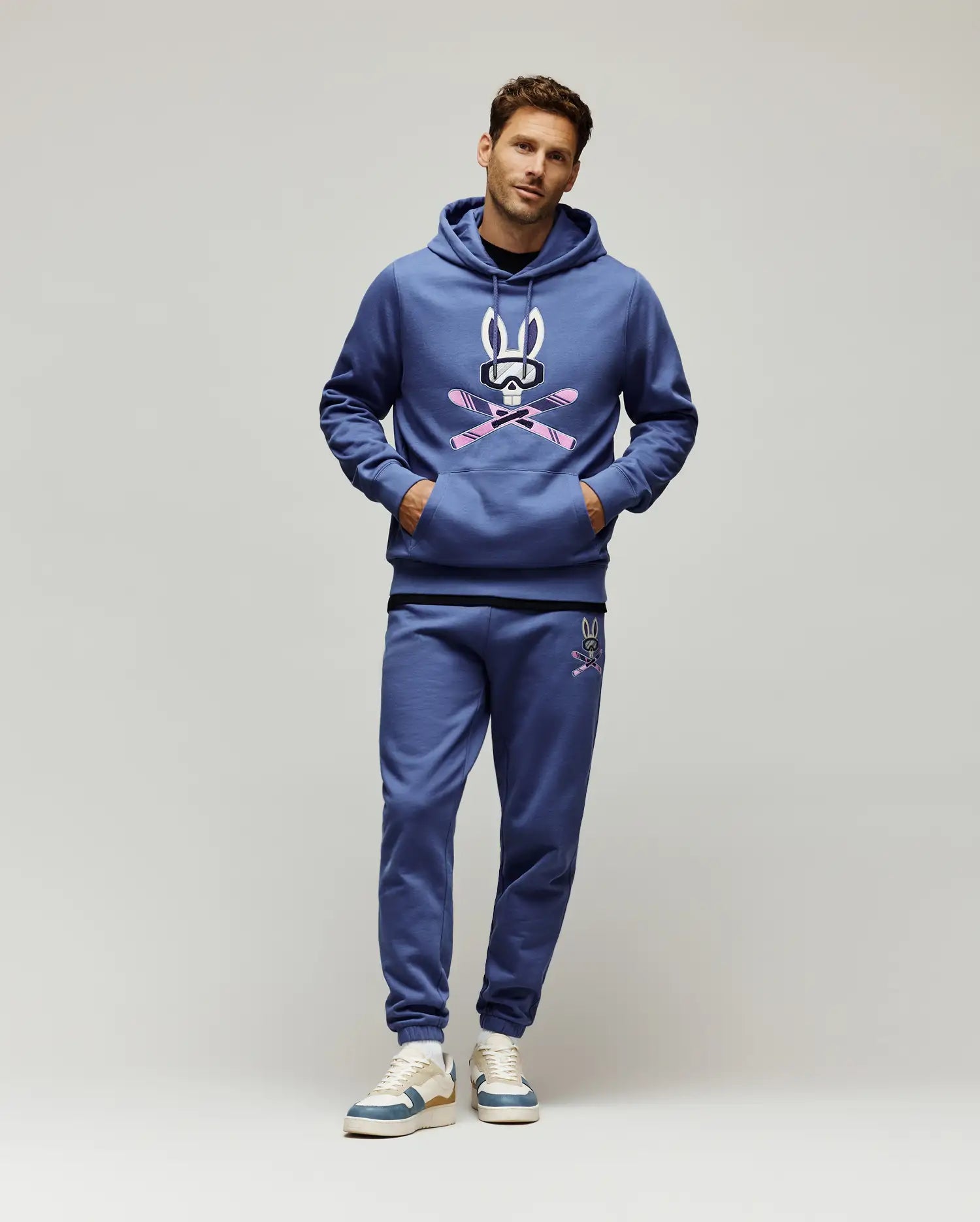 MENS INDIGO SKI BUNNY HOODIE - MT0500150 - Image 4